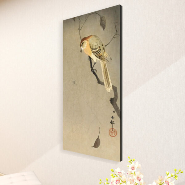 Buffalo wing shrike and spider (1900 - 1930) by Ohara Koson (1877-1945) - Large Canvas Wall Art (1:2) - Image 3