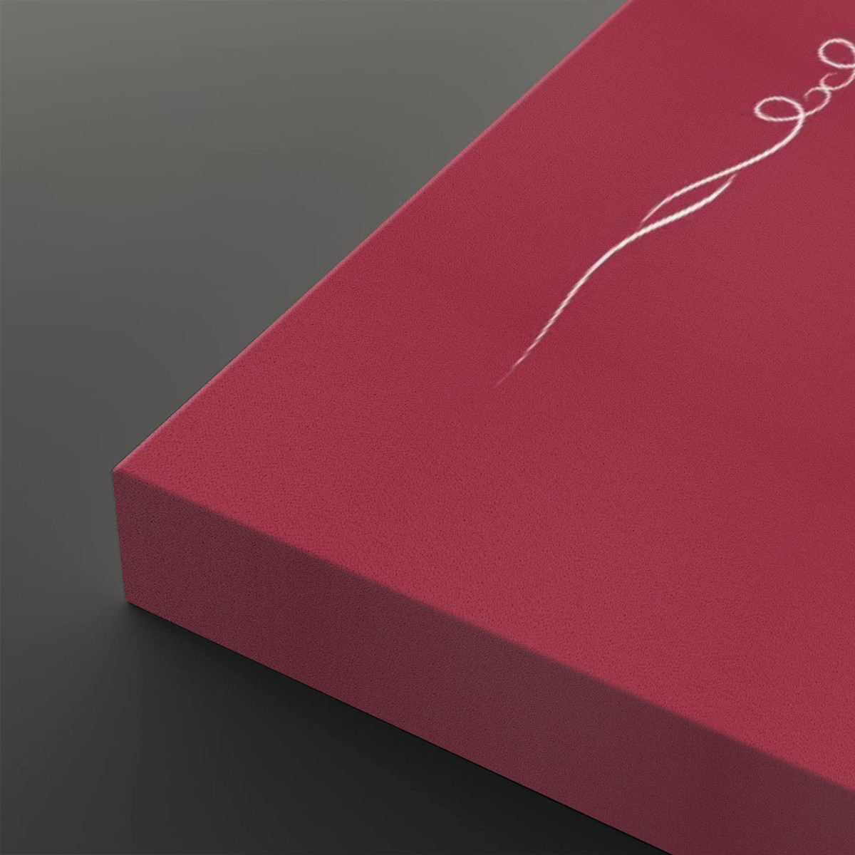 I Ching (Red) - Large Canvas Wall Art (1:2) - Image 4