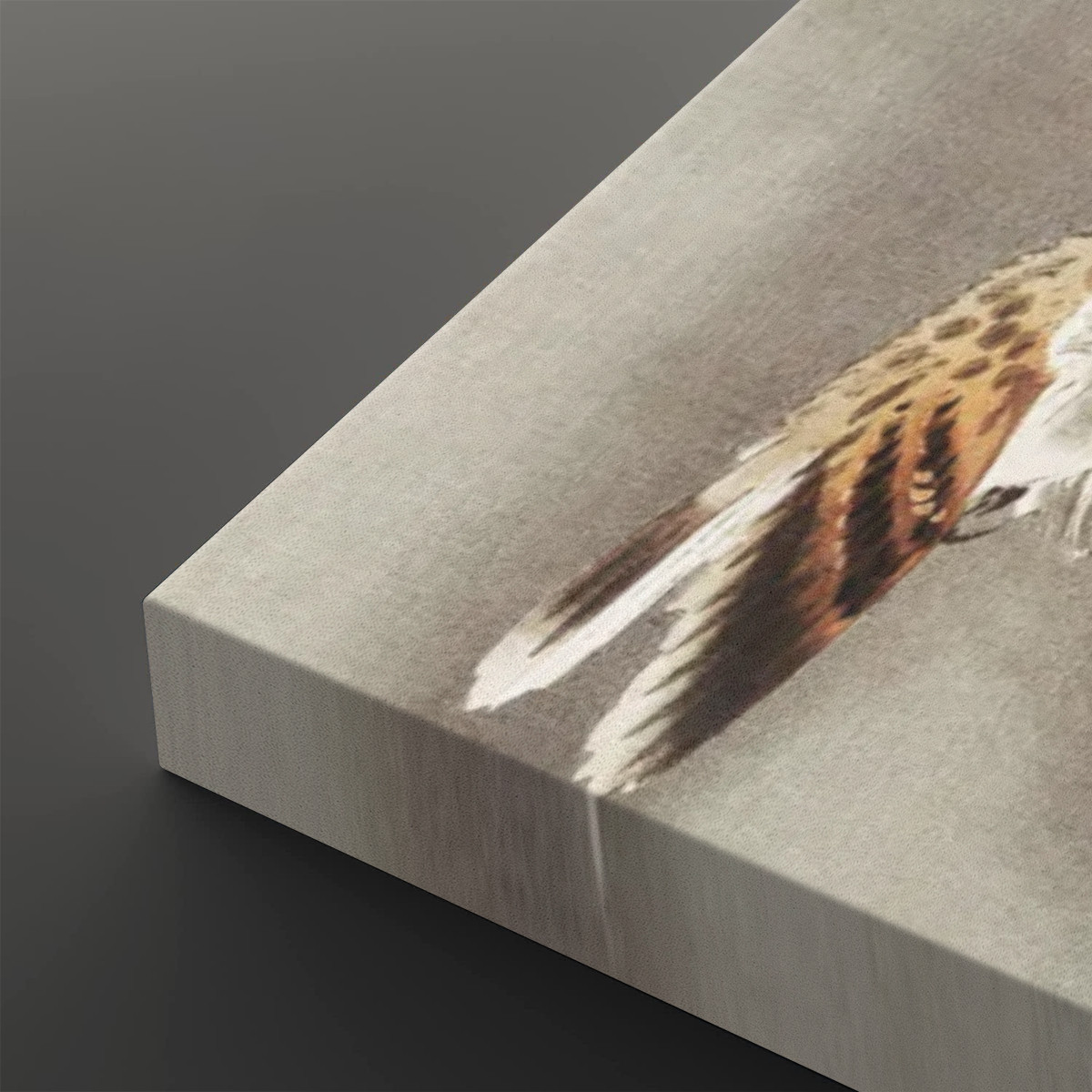 Ring sparrows in snow (1900 - 1930) by Ohara Koson (1877-1945) - Large Canvas Wall Art (1:2) - Image 4