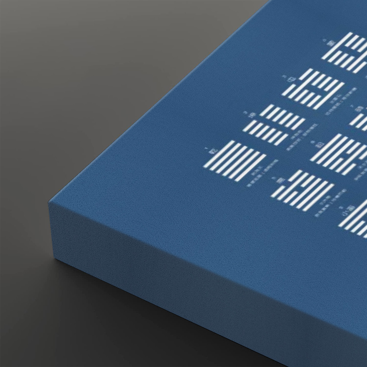 I Ching (Dark Blue) - 3 Panels Canvas Wall Art (Set G) - Image 4