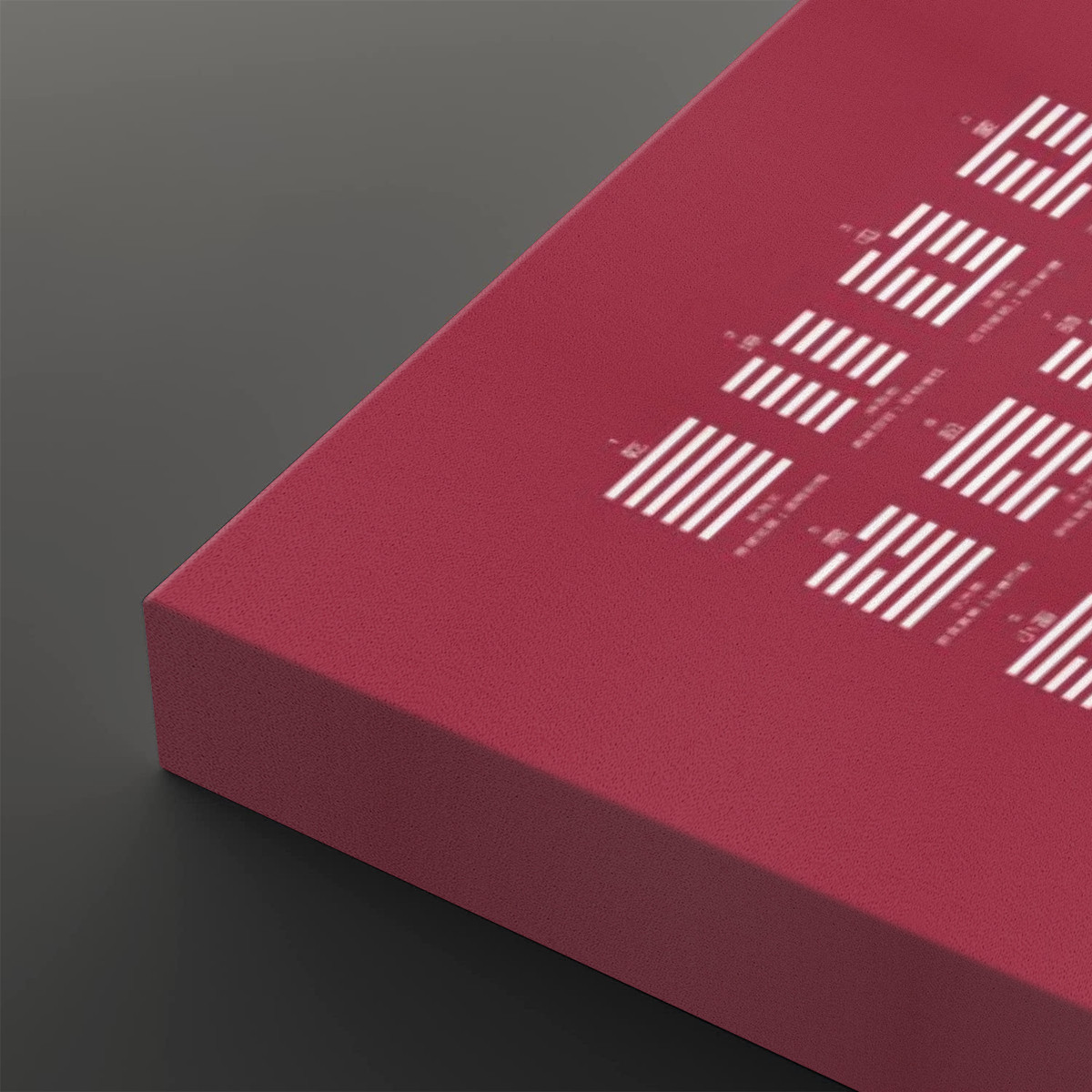 I Ching (Red) - 3 Panels Canvas Wall Art (Set G) - Image 4