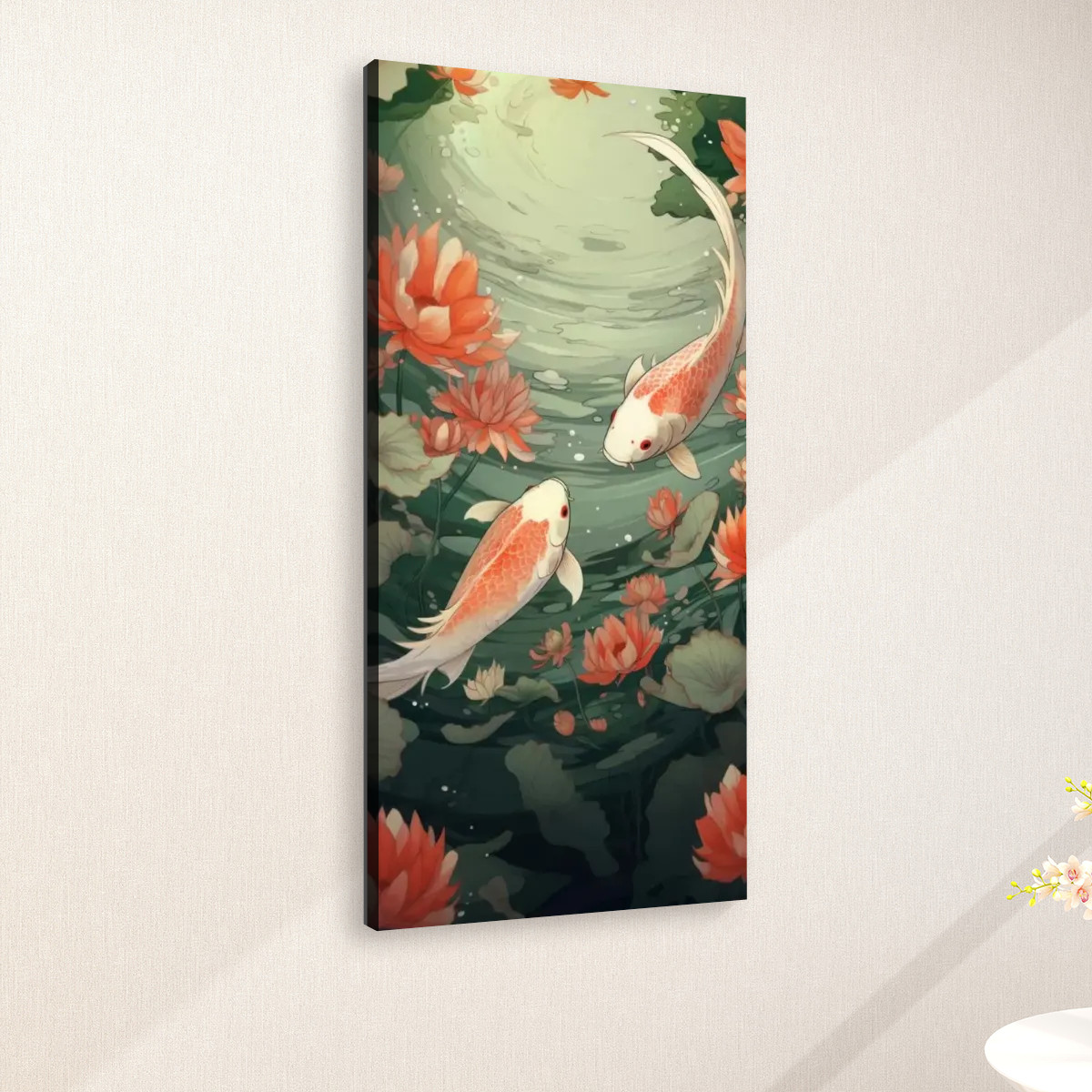 Koi Art 5 – Large Canvas Wall Art (1:2)