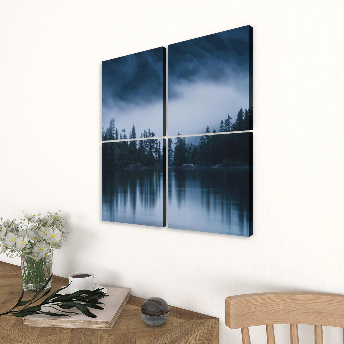 4 Panels Square Canvas Wall Art - Image 2