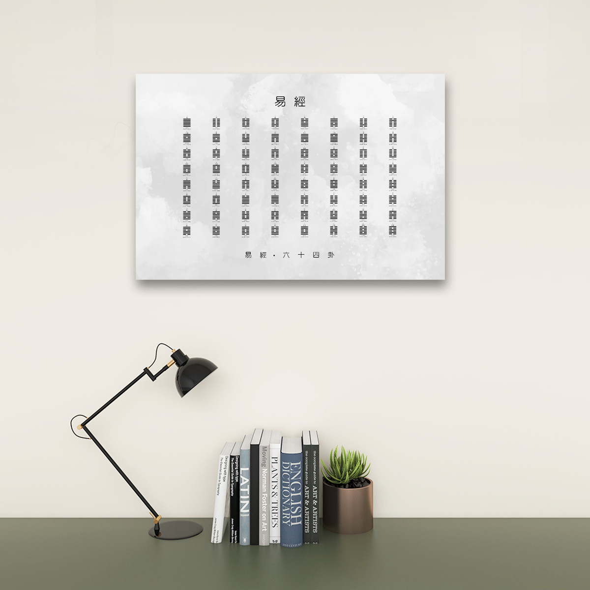 I Ching (Vintage) - Canvas Wall Art (3:2)