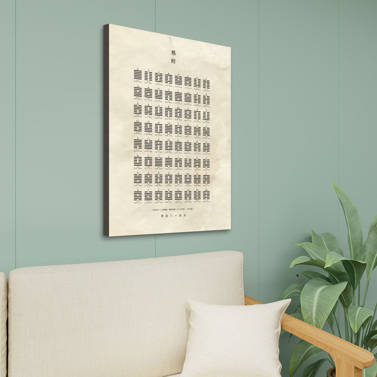 I Ching (Vintage) - Canvas Wall Art (24"x36") - Image 3