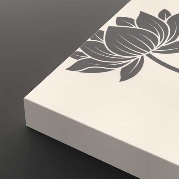 Heart Sutra (Beige) - 2 Panels Square Canvas Wall Art - Image 4