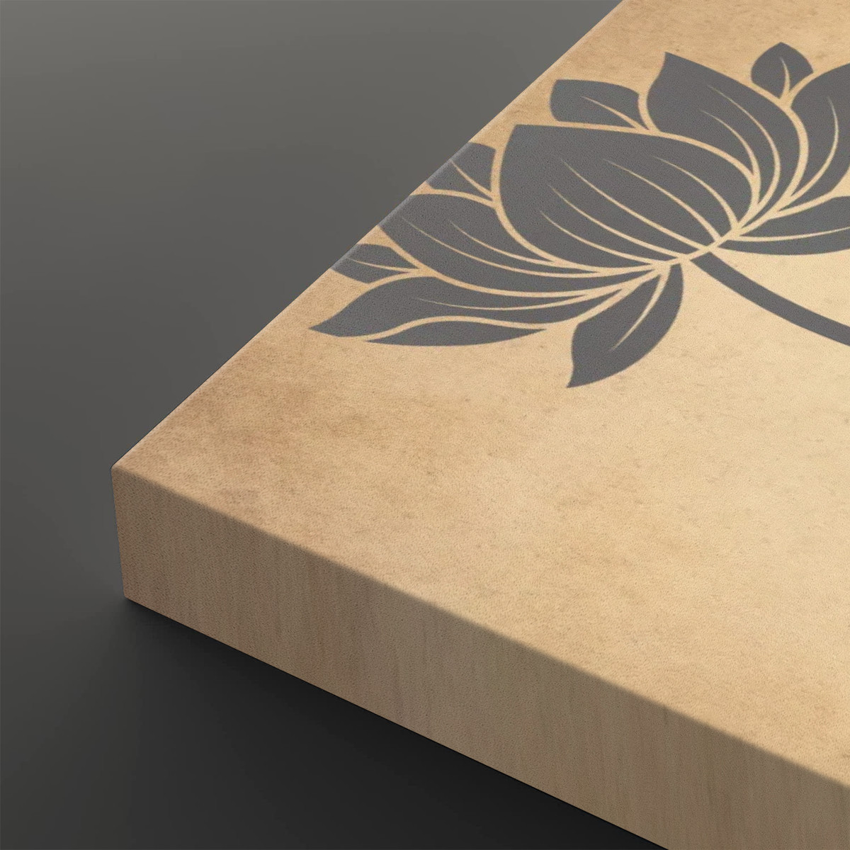 Heart Sutra (Vintage) - 2 Panels Square Canvas Wall Art - Image 4