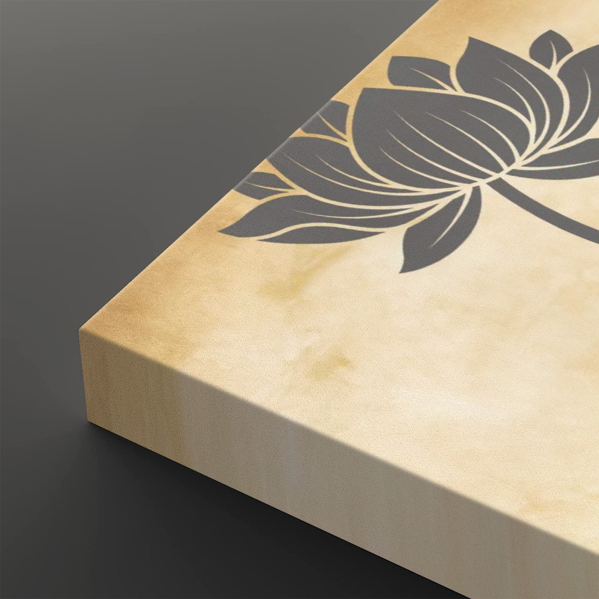 Heart Sutra (Vintage) - 2 Panels Square Canvas Wall Art - Image 4